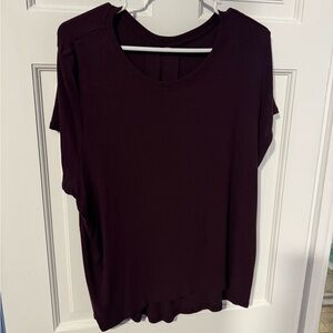 Athleta high low short sleeve tee